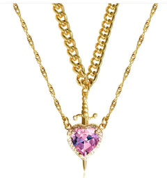 Pierced Heart Necklace