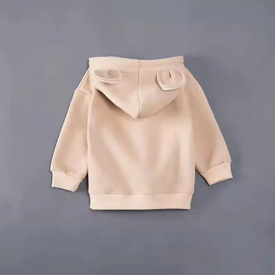 Hooded Fleece Sweatshirt with Bear Ears (Long Sleeve)
