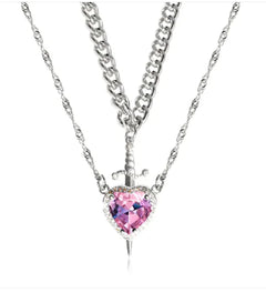 Pierced Heart Necklace